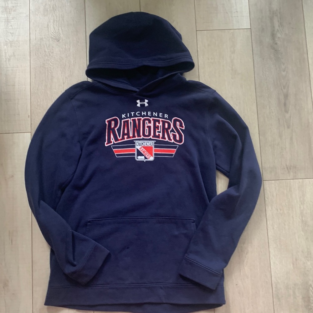 Kitchener Rangers OHL hoodie U fee Armour blue